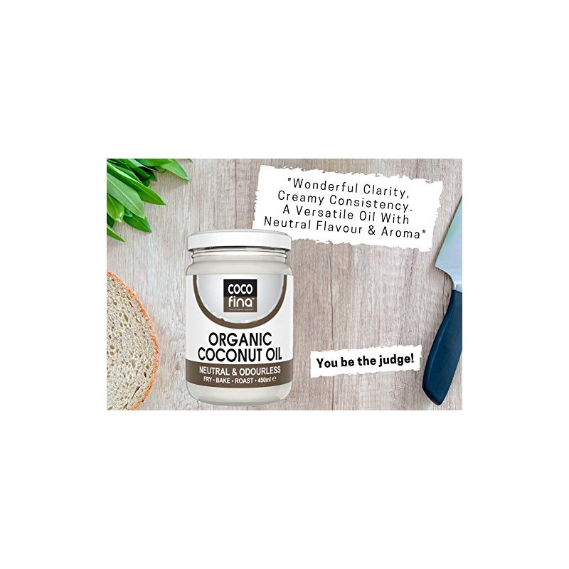 Everyday Organic MilD Coconut Oil 450ml in Glass Jar by