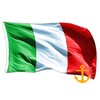 GUSTO - Nautical Fabric Italy Flag 90 x 150 cm