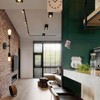 E27 E26 Double Wall Light Base Iron 85‑265V Black Modern