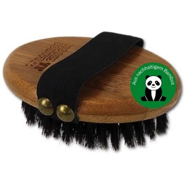 Bamboo Groom Palm Brush With Boar Bristles For Pets
