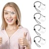 4PCS Eye Shield, Clear Plastic Eye Shield Eye Patch, Eye