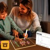 YUYIUS LED Acrylic Message Board, Light Up Acrylic Dry Erase