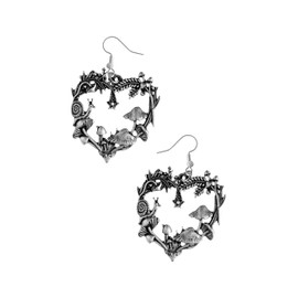 HAQUIL Vintage Nature Mushroom Snail Spider Leaf Dangle Drop Earrings Jewelry Gift for Women