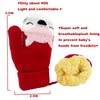 Warm Knitted Mittens for Toddlers Cute Cartoon Winter Gloves Full
