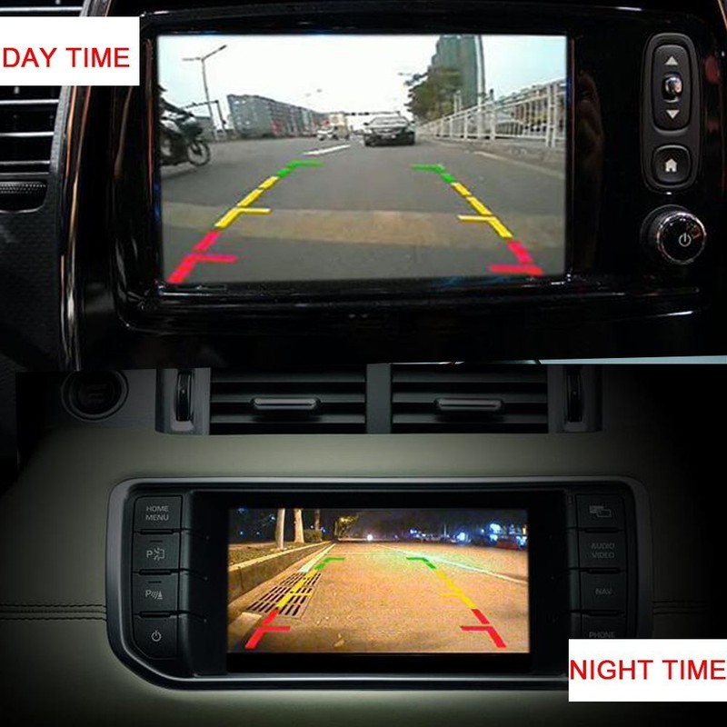 Reversing camera, vehicle-specific camera, inconspicuously integrated into the license plate
