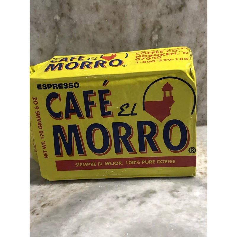Puerto Rico Espresso Cafe el MORRO-Puerto Rico/100% Pure:170gm/6oz. ShipN24Hours