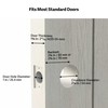 Lockin Entry Door Handle, Universal Door Lever for Front Door