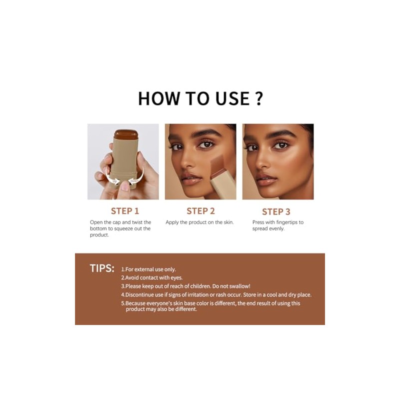 Gecomo Base Maquillaje Barra Beauty Balm Serum Boosted Skin Tint