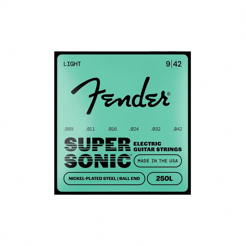 Fender Cuerdas Super 250’s de Acero Niquelado, para Guitarra Eléctrica,