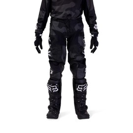 Fox Racing Youth 180 Motocross Dirt Bike Pant, Black Camo Bnkr, 22