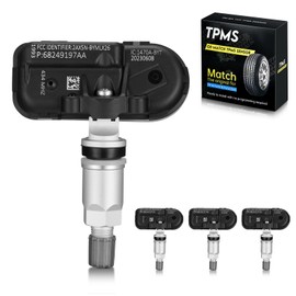 BDFHYK TPMS Sensor Compatible with Jeep Cherokee 2014-2021, Ram 1500 2014-2018, Ram 2500 3500 4500 5500 2014-2021, Ram 1500 DS/DX(5-Lug) 2019-2021 Replaces# 68249197AA 68157568AA 68249201AA