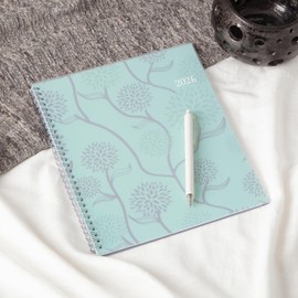 Blue Sky 2026 Monthly Planner Calendar, January 2026 - December 2026, 8" x 10", Flexible Cover, Laminated Tabs, Durable Twin Wire Binding, Rue Du Flore