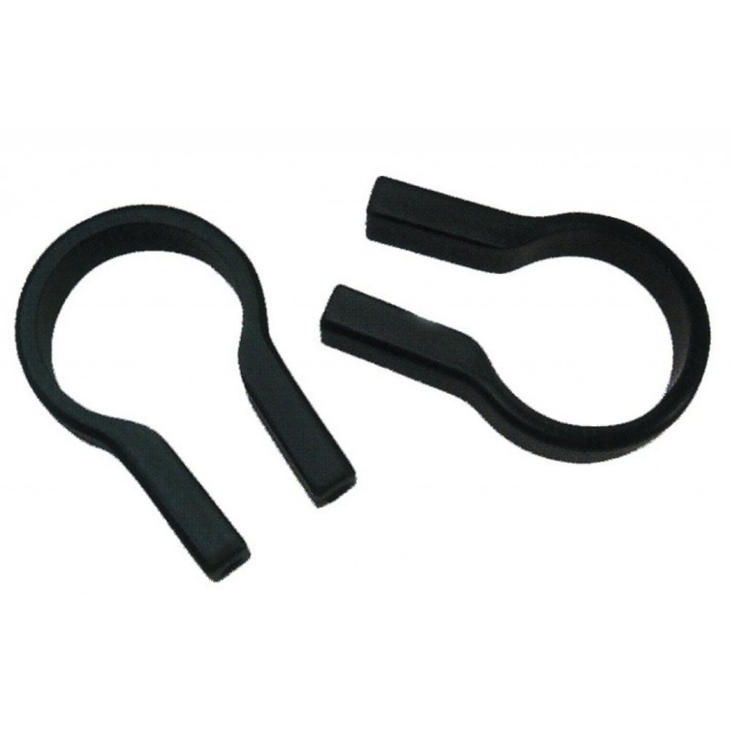 Clamp for Handlebar Adaptor KlickFix Black 31.8 mm Pair