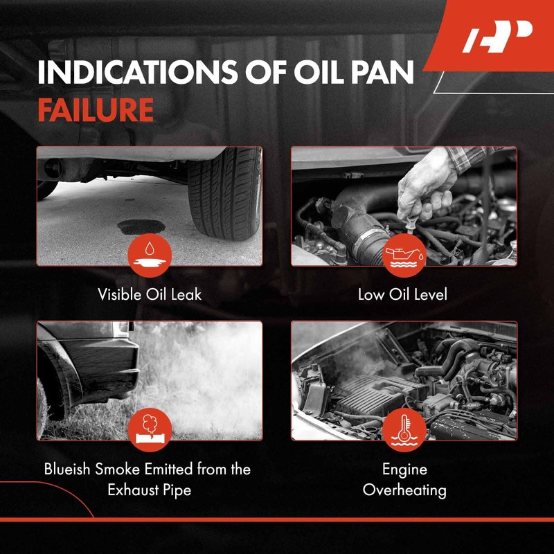 A-Premium Engine Oil Pan Sump with Drain Plug Compatible with