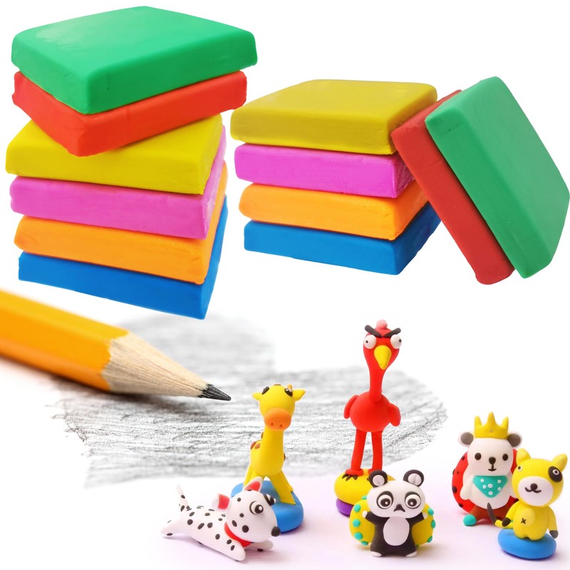 Kneaded Erasers for Artists 6 Pack Kneadable and Moldable Art