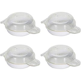 Nordic Ware 4-3/4 in. W x 6-21/32 in. L Clear Microwave Egg N' Muffin Breakfast Pan