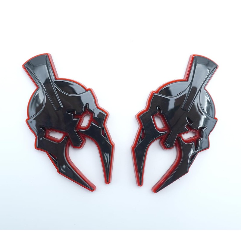 2Pcs Right Left Side Custom Gladiator Emblems 3D Badges Replacement