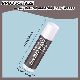 Niantime Saxophone Cork Grease, 8 pcs All-Natural Lubricating Tube Care Product for Clarinet Flute Oboes, Woodwind Instruments Accessory