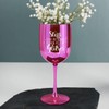 Herz & Heim® High Gloss Plastic Wine Goblet with Engraving