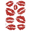 HSC083 091 Temporary Lips Kiss Tattoo Fun Tattoo 2 Sheets