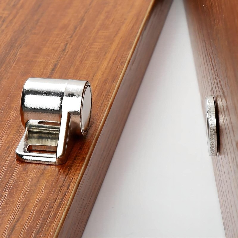 8 Pack Magnetic Cabinet Latch with Magnet for Cabinet Latch,