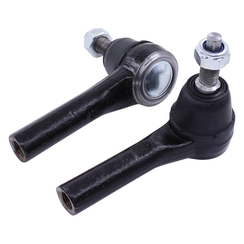 Front Inner and Outer Tie Rod Ends with Boots for