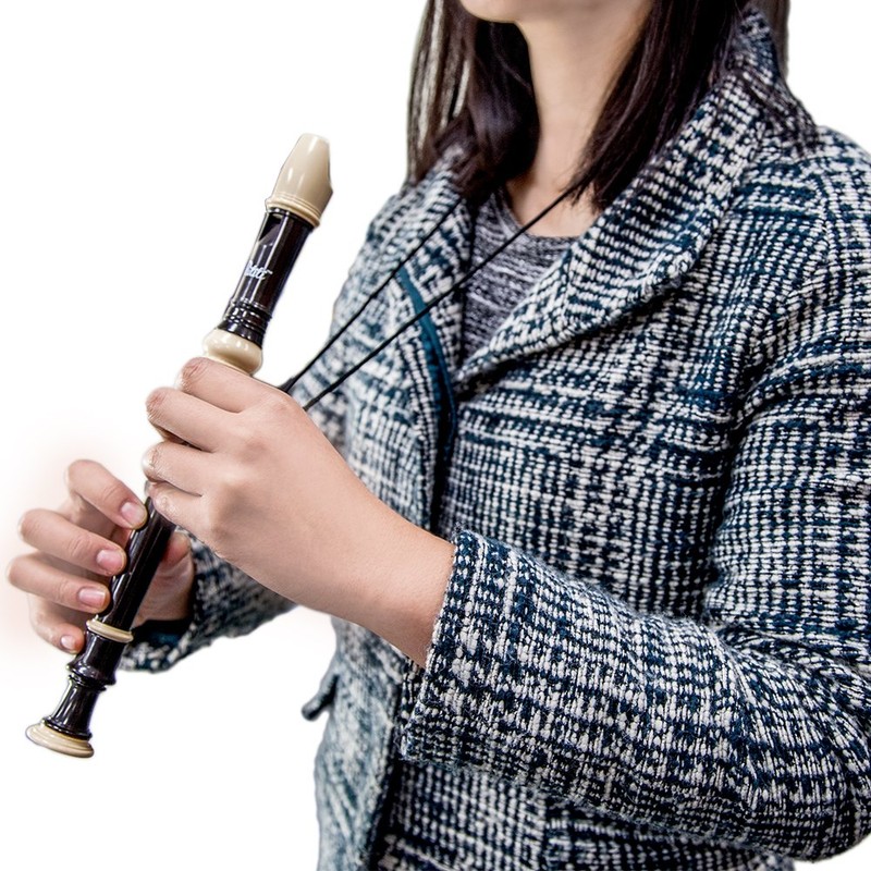 Paititi Soprano Recorder 8-Hole With Cleaning Rod + Carrying Bag,