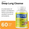 Deep Lung Cleanse 60 Veggie Caps - Herbal Respiratory Supplements