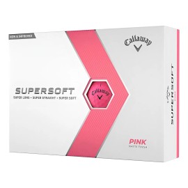 Pelotas De Golf Callaway Supersoft 12b Pk Version 2023 Rosa