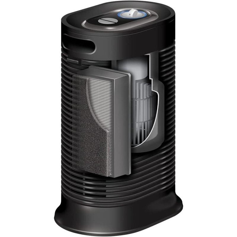 Honeywell AllergenPlus HEPA Filter Air Purifier Tower, Allergen Reducer for