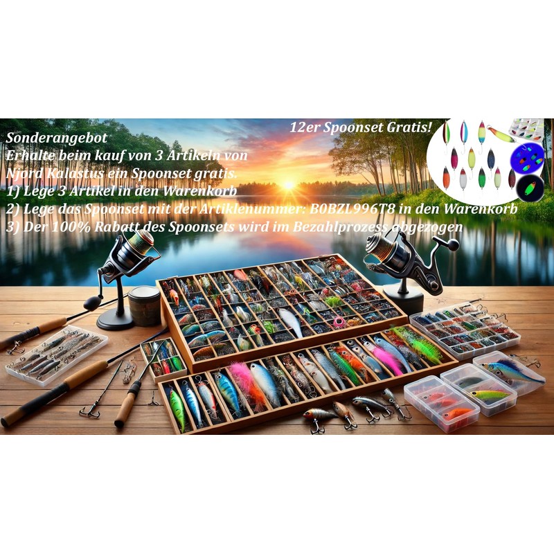 Njord Kalastus Carolina Rig Set & Texas Rig Box 50