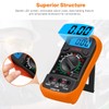 ULTRICS Digital Multimeter, Voltmeter Ammeter Ohmmeter Circuit Checker with Backlight