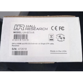 Hall research UH-BTX-R Receiver 4K UHD HDMI on Single UTP Cable To 328 ft (100 m)