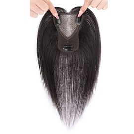 QIAOXI Partial Wig, Fully Hand Planted, Hair Piece, Women's, Point Wig, Top of Head, Whorl, Realistic, Thin Hair, Breathable, Parted Type, Cover, Women's, Wig, For Everyday Use, For Everyday Use, Hide