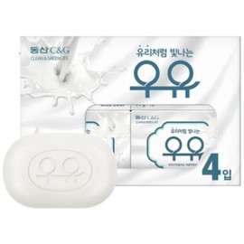Crio Dongsan Milk Soap 90g, 4-Pack for Face and Skin Cleansing Refreshing