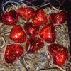 Valentines Heart Decoration Lights 6.8Ft String Lights Battery Operated 10