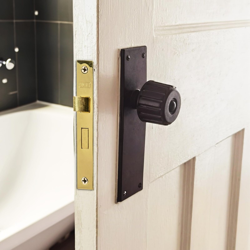 TSS Polished Brass Bathroom Lock 2.5" (65mm) Bathroom Door Lock
