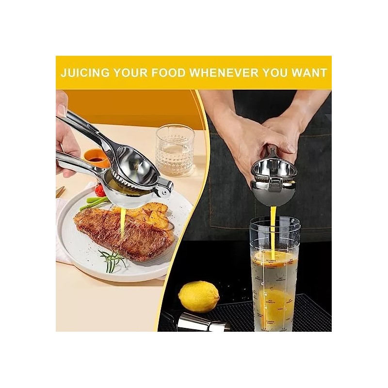 Clicmania Exprimidor Limones Limas Manual Acero Inoxidable Restautante
