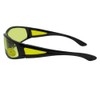 Wrap Around Non Polarized Yellow Lens Bifocal Sunglasses B131 (Shiny