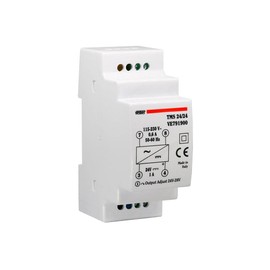 VEMER VE791900 TMS 24/24 - Power Supply for DIN Rails, Stabilised Switching Power Supply, Transformer with Output Voltage 24 V DC, Power 24 W, White