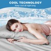 LOVSTOY Cooling Pillow Cases Set of 2,Queen Size Cool Pillowcases