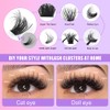 XFSRG Wimpern Extensions Set Cluster Lashes Fake Lashes Künstliche Wimpern