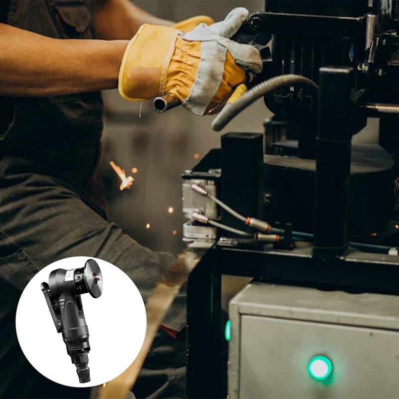 Gorise Pneumatic Chamfering Tool Handheld, Mini Air-Powered Chamfering Machine Trimming