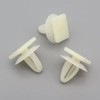 VVO Fasteners White Plastic Clips Side Skirts Sill Trim Compatible
