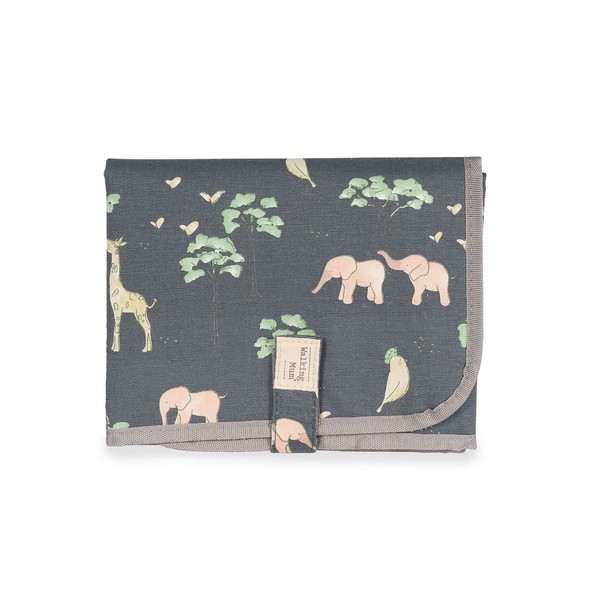 Walking Mum. Baobab Portable Foldable Changing Mat Easy to Put in Mother Bag Charcoal 18 x 27 x 4 cm