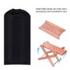IRIN Wooden Foot Stool Footrest Rest with Carrying Bag for