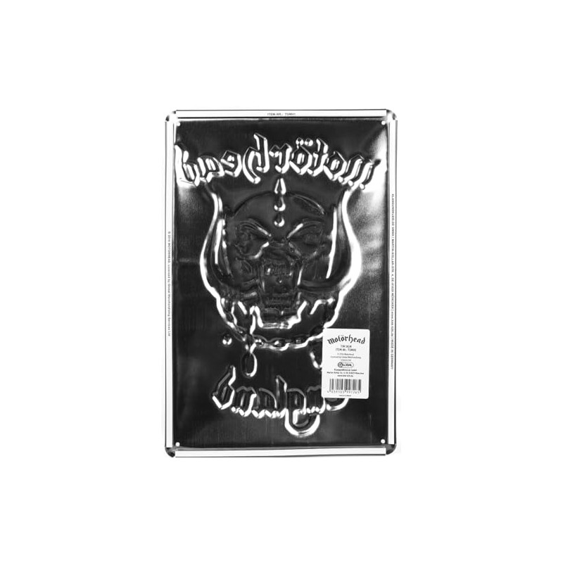 Motörhead England Sheet Metal Signs Standard