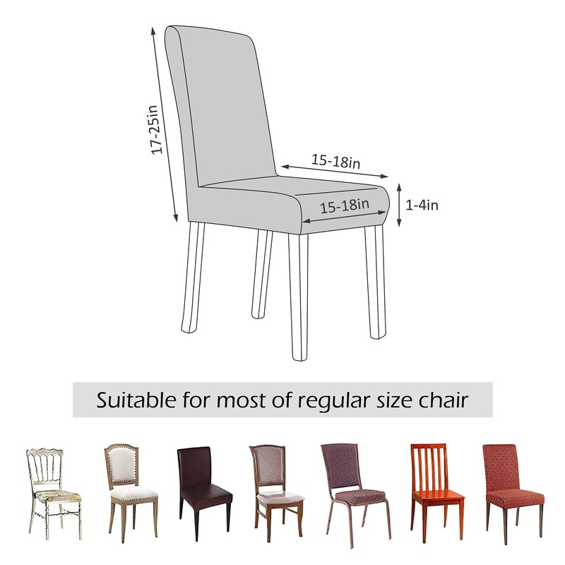 Newthinking Stretch Chair Covers for Dining Room, High Back Dining