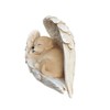 Hi-Line Gift Ltd. Sunny Serenity: Radiant Yellow Polyresin Angel Dog
