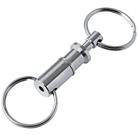 KOYOKOMA Key Chain, Breakaway Type, Detachable Set, Set of 2, Key Chain, Key Ring, Separation Ring, Keys, Key